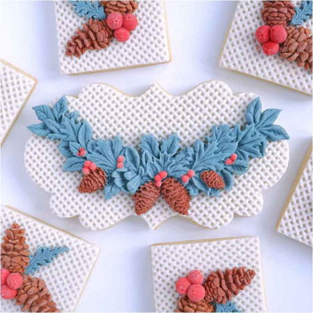 Mulaj Silicon Decoratiune Toamna - Iarna 10 x 4.8 cm [2]