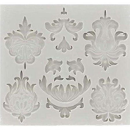 Mulaje Decor Clasic, Baroc - Mulaj Silicon Decoruri Baroc Ø 4 - 6 cm