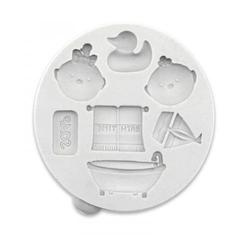 Ustensile Decorare Tort - Mulaj Silicon Decoruri Bebelusi - Botez, 7 Subiecte