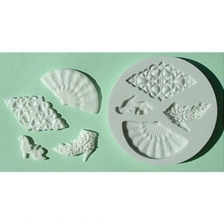 Mulaje de Silicon - Mulaj Silicon Fashion Vintage, Ø 2.5 - 4.5 cm, 4 Subiecte