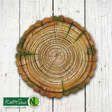 Mulaj Silicon Felie Butuc Lemn Ø 12.5 cm [2]