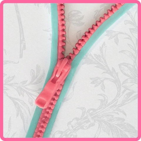 Ustensile Decorare Tort - Mulaj Silicon Fermoar L 15 cm