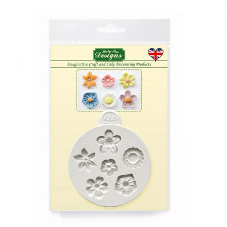 Mulaje de Silicon - Mulaj Silicon Flori 6 Subiecte Ø 2.5 - 1.8 cm