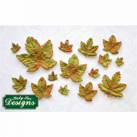 Ustensile Decorare Tort - Mulaj Silicon Frunze, 13 Subiecte Ø 1.1 - 3.7 cm