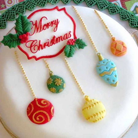 Mulaj Silicon Frunze Ilex Craciun Katy Sue Ø 2.6 - 5.4 cm, 3 Decoruri [4]