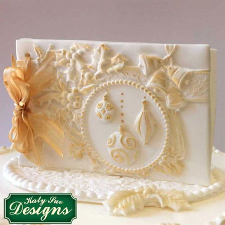 Mulaj Silicon Frunze Ilex Craciun Katy Sue Ø 2.6 - 5.4 cm, 3 Decoruri [6]