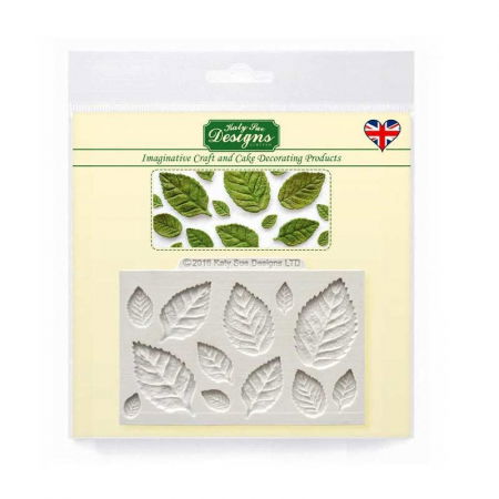 Mulaje de Silicon - Mulaj Silicon Frunze Trandafir 12 Subiecte 4 - 1 x 2.5 - 0.5 cm