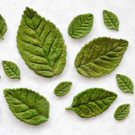 Mulaje de Silicon - Mulaj Silicon Frunze Trandafir 12 Subiecte 4 - 1 x 2.5 - 0.5 cm