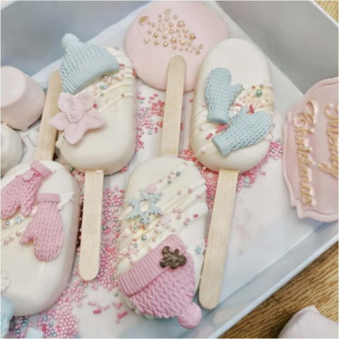 Mulaje de Silicon - Mulaj Silicon Hainute de Iarna, 4 Subiecte Ø 3 - 6.5 cm