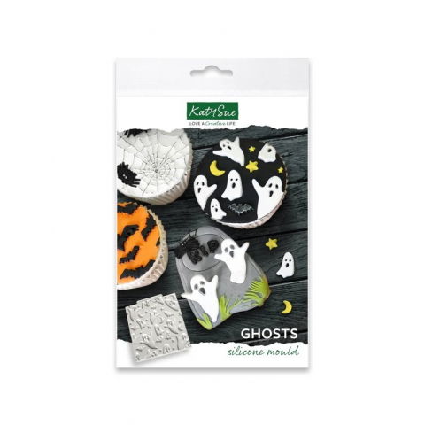 Mulaj Silicon Halloween - Fantome, Lilieci, 10.7 x 10.5 cm [3]