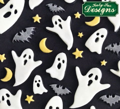 Mulaj Silicon Halloween - Fantome, Lilieci, 10.7 x 10.5 cm [2]