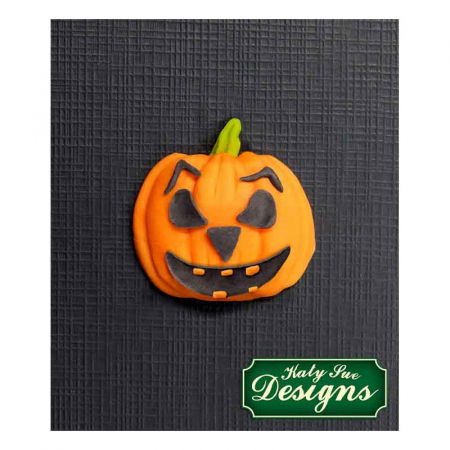 Ustensile Decorare Tort - Mulaj Silicon Halloween - Fete din Dovlecei, 1 Subiect Ø 4.2 cm