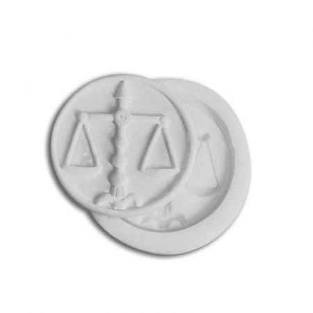 Mulaje de Silicon - Mulaj Silicon Horoscop Balanta, Ø 3.8 cm (SLK154)