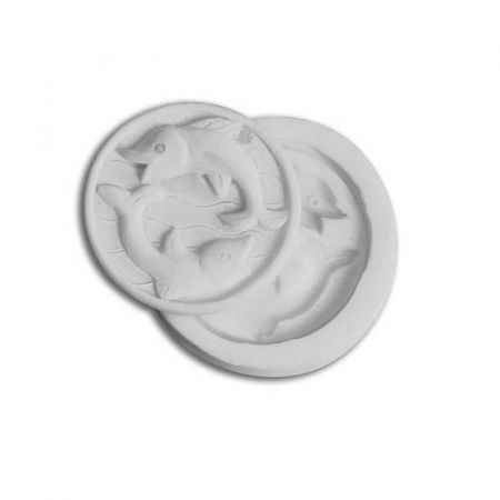 Mulaje de Silicon - Mulaj Silicon Horoscop Pesti, Ø 3.8 cm (SLK159)