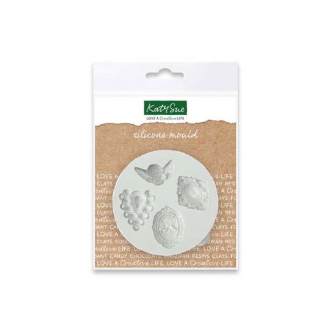 Mulaje Decor Clasic, Baroc - Mulaj Silicon Medalioane / Brose Clasice Ø 3 cm