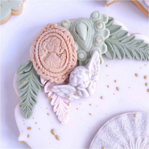 Mulaj Silicon Medalioane / Brose Clasice Ø 3 cm [2]