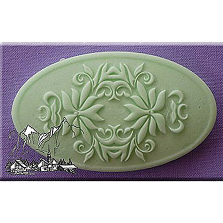 Mulaje Decor Clasic, Baroc - Mulaj Silicon Medalion Clasic Oval 6.8 x 4 cm