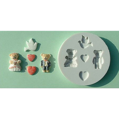 Mulaje de Silicon - Mulaj Silicon Nunta Ø 1 - 2.5 cm, 5 Subiecte