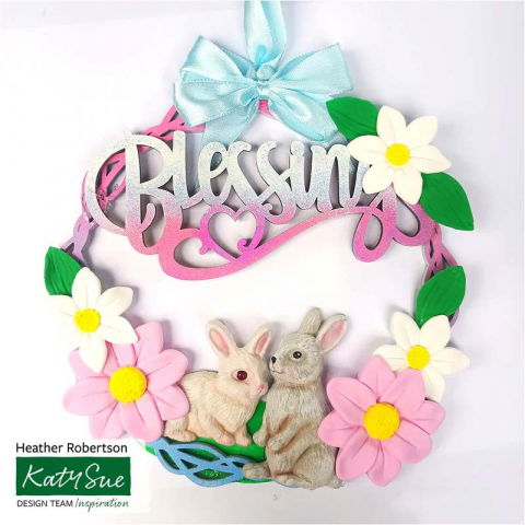 Ustensile Decorare Tort - Mulaj Silicon Paste - Iepurasi Ø 5.1 si 7.3 cm