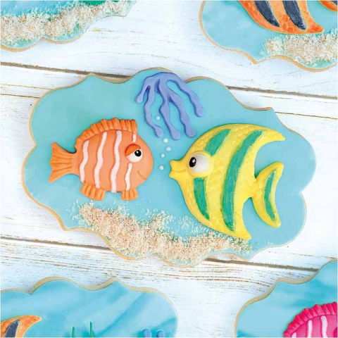 Ustensile Decorare Tort - Mulaj Silicon Pesti, 4 Subiecte Ø 4 si 4.2cm