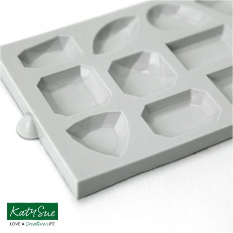 Ustensile Decorare Tort - Mulaj Silicon Pietre Pretioase Mici, 15 Subiecte