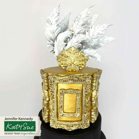 Mulaje Decor Clasic, Baroc - Mulaj Silicon Rama Baroc Vintage Mare 12 x 9 cm