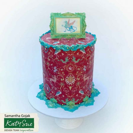 Mulaj Silicon Rama Baroc Vintage Mare 12 x 9 cm [5]