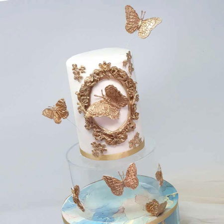 Mulaj Silicon Rama Baroc Vintage Rotunda Mare 12.7 x 10.8 cm [5]