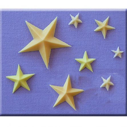 Mulaje Festivitati, Ceremonii - Mulaj Silicon Stelute, Ø 0.4 - 4 cm, 8 Decoruri