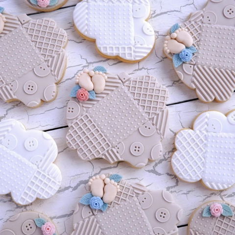 Mulaj Silicon Textura Patchwork, 10 x 10 cm [3]