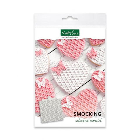 Covorase Silicon Decor Relief - Mulaj Silicon Textura Tricotaj Model 4, 10 x 10 cm