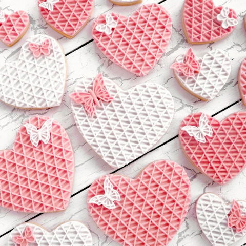 Mulaj Silicon Textura Tricotaj Model 4, 10 x 10 cm [2]