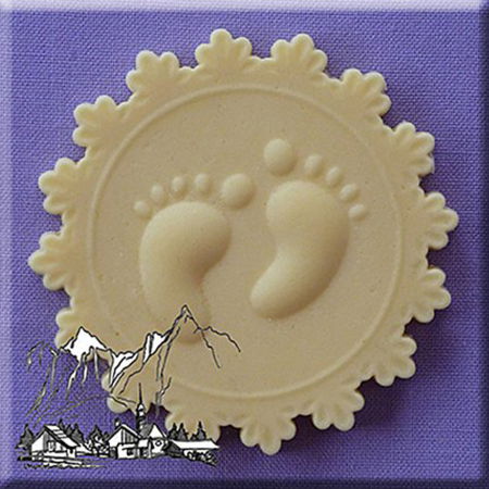 Mulaje de Silicon - Mulaj Silicon Talpi Bebelus / Top Cupcake Ø 5.8 cm