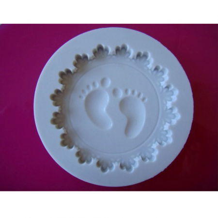 Mulaje de Silicon - Mulaj Silicon Talpi Bebelus / Top Cupcake Ø 5.8 cm