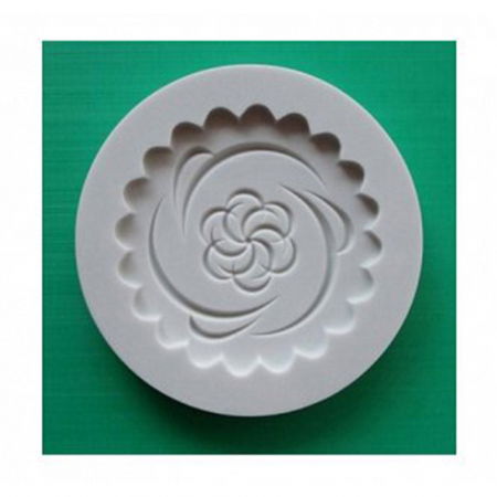 Ustensile Decorare Tort - Mulaj Silicon Top Cupcakes - Spirala Floare, Ø 5.6 cm