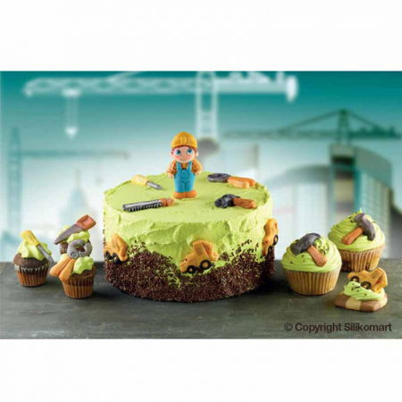 Ustensile Decorare Tort - Mulaj Silicon Unelte Mester, 7 Subiecte (SLK1012)