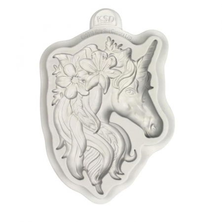 Ustensile Decorare Tort - Mulaj Silicon Unicorn, 1 Subiect 12 x 8 cm