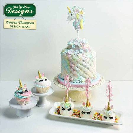 Mulaj Silicon Unicorn Fashion Katy Sue, 2 Decoruri [5]