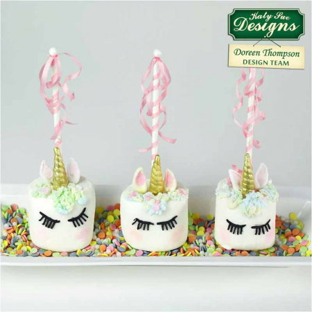 Mulaj Silicon Unicorn Fashion Katy Sue, 2 Decoruri [4]