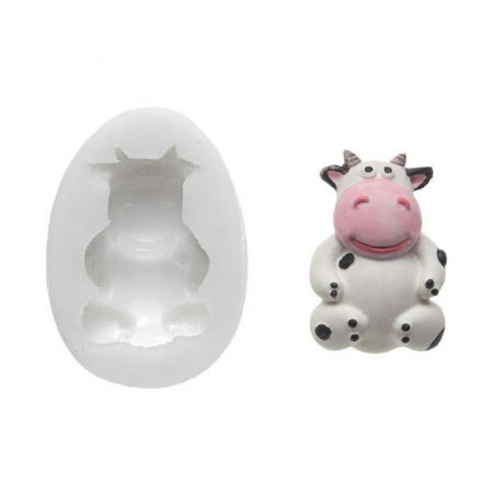 Mulaje de Silicon - Mulaj Silicon Vaca, 3.1 x 4.6 cm (SLK110)