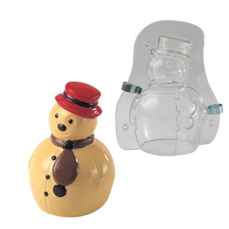 Ciocolaterie - Matrite, Ustensile - Om de zapada 3D - Matrita Plastic Rigid fixare Cleme