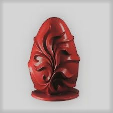 Ciocolaterie - Matrite, Ustensile - Ou Paste 3D Baroc Ø 14.5 x h 20  cm - Kit Matrite Plastic 2 Subiecte