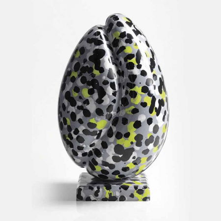 Matrite Oua Ciocolata - Ou Paste Grain Ø 13.5 x H 21.5 cm, Set Matrite Plastic 2 Subiecte Ciocolata