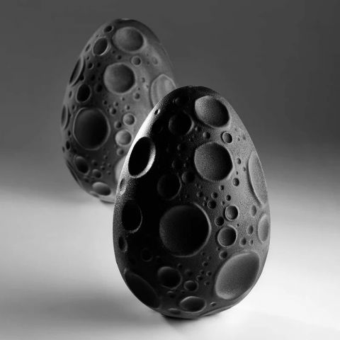 Ou Paste Luna Ø 14 × H 20 cm Set Matrite Plastic 2 Subiecte Ciocolata [2]