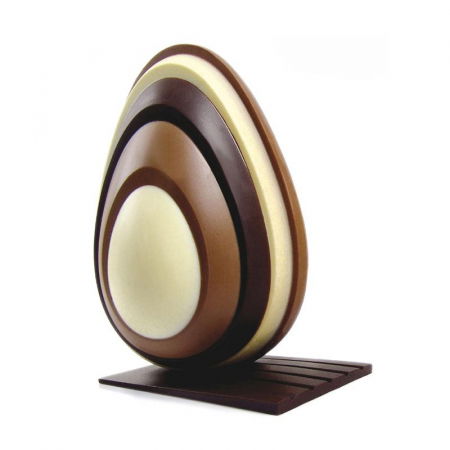 Ciocolaterie - Matrite, Ustensile - Ou Paste Ø 13 x H 20 cm, Set Matrite Plastic 2 Subiecte Ciocolata