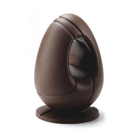 Matrite Oua Ciocolata - Ou Paste Ø 14 x H 20 cm, Set Matrite Plastic 2 Subiecte Ciocolata