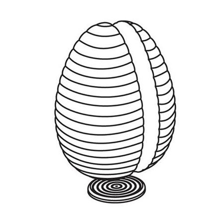 Ciocolaterie - Matrite, Ustensile - Oua 3D Ø 12.2 x H 18.5 cm - Set 2 Matrite Plastic Ciocolata