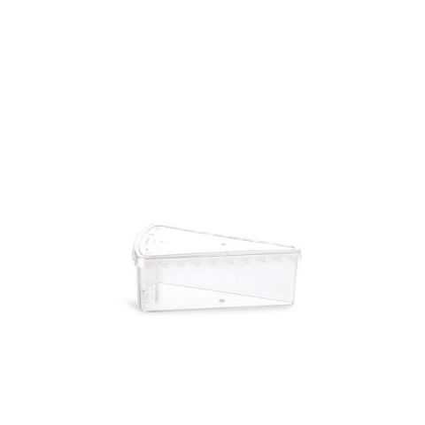Accesorii Tort, Candy Bar, Bufet - Pahar cu Capac, 12 x 8 x H 4.2 cm, Transparent, Set 10 buc