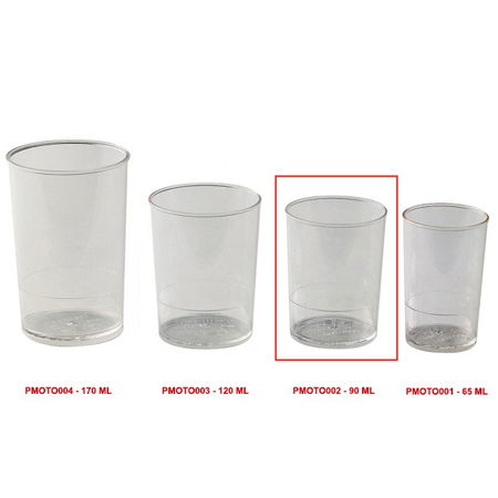 Pahare Desert si Aperitiv - Pahare Classic 90 ml, Ø 5 x H 6.5 cm, Set 100 Buc