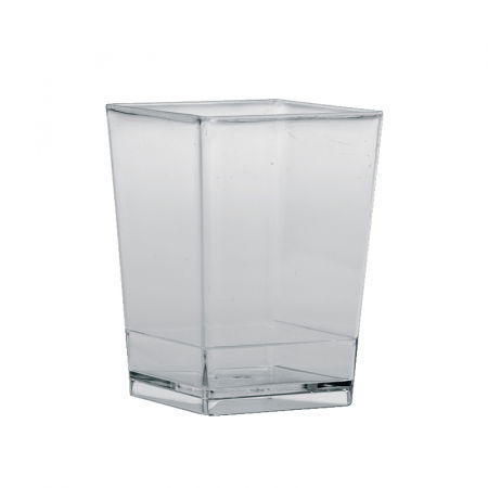 Accesorii Tort, Candy Bar, Bufet - Pahare Cube 120 ml, 5 x 5 x H 7 cm, Set 100 Buc